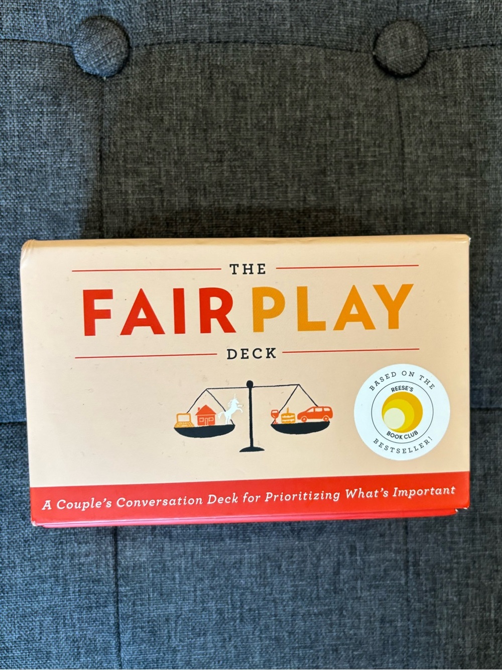 The Fair Play Deck | 102 Couple Conversation Cards + Instructions | EUC | OS